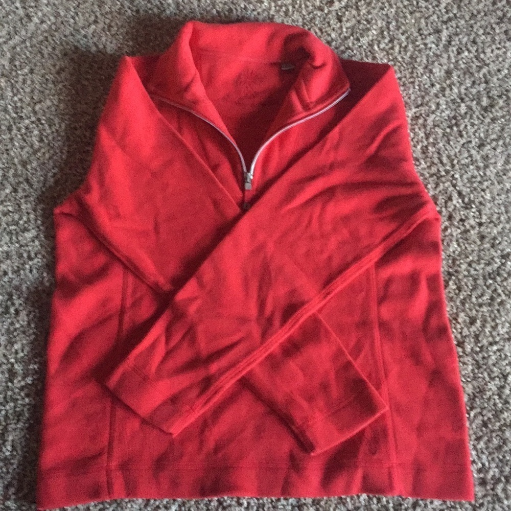 Red Tommy Bahama Warm Zip Up Long Sleeve Sweater